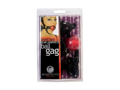Full Head 1-1-2in Red Ball Gag