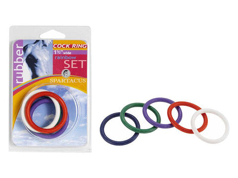 1 1-2in Soft C Rings Rainbow