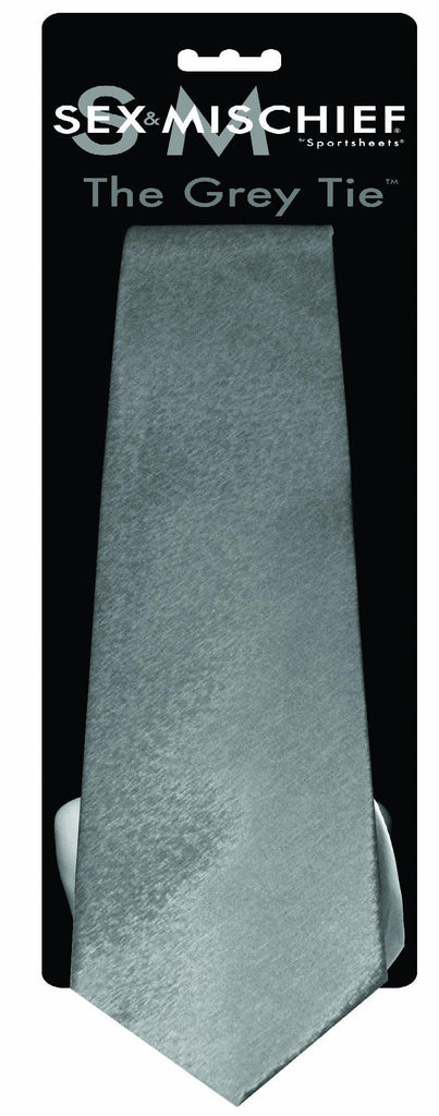Sex & Mischief Grey Tie  (d)