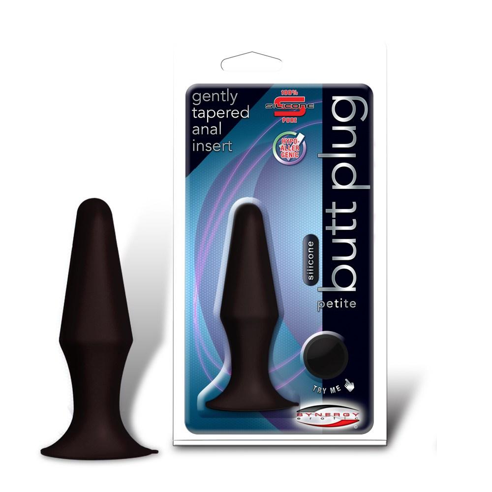 Silicone Butt Plug Small Black