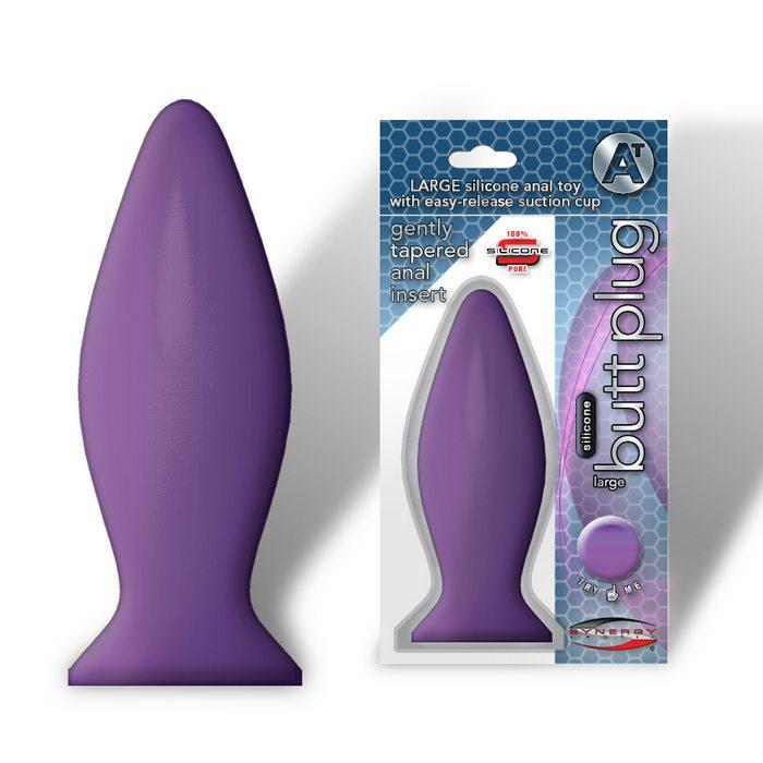 Silicone Butt Plug Large Lavender
