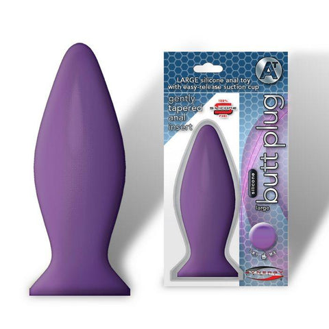 Silicone Butt Plug Large Lavender