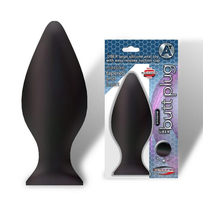 Silicone Butt Plug Uber Black