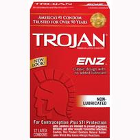 Trojan Enz Non-lubricated 12 Pack