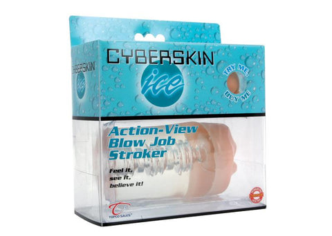 Cyberskin Ice Action View Blowjob Stroker