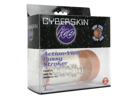 Cyberskin Ice Action View Pussy Stroker