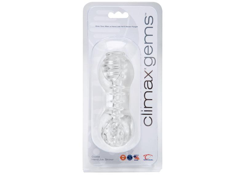 Climax Gems Crystal Hand Job Stroker