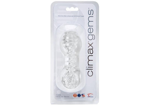 Climax Gems Crystal Hand Job Stroker