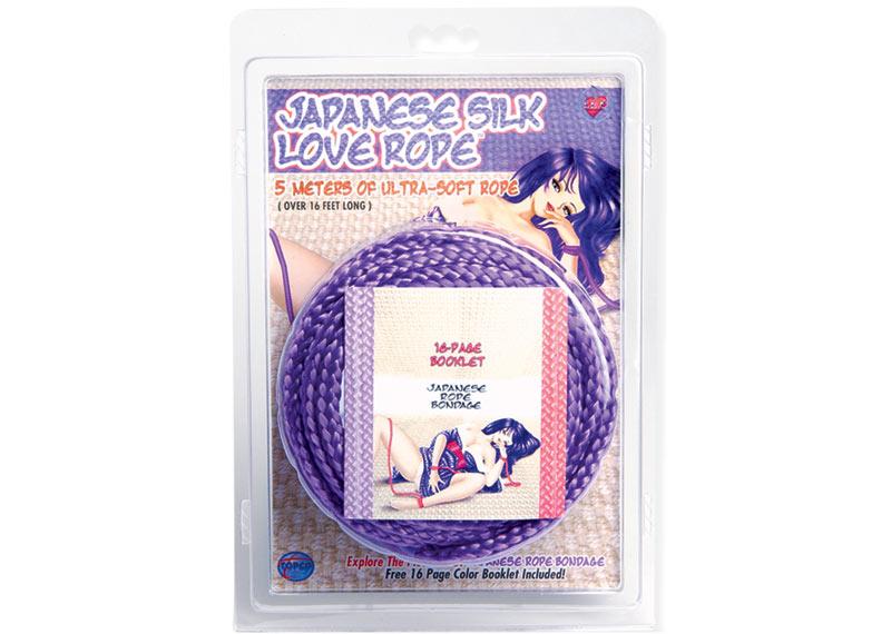 Japanese Silk Love Rope 5m (16 Ft) Purple