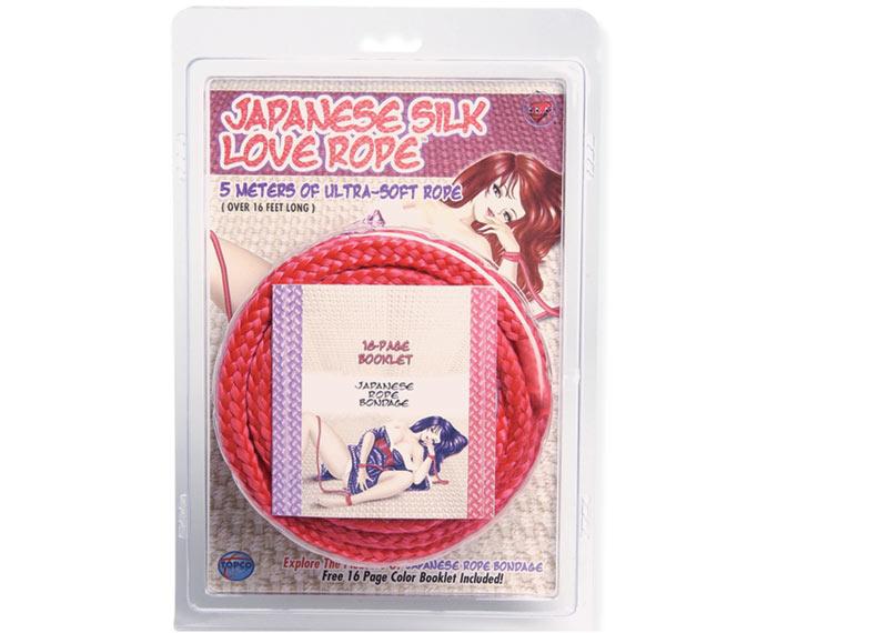 Japanese Silk Love Rope 5m (16 Ft) Red