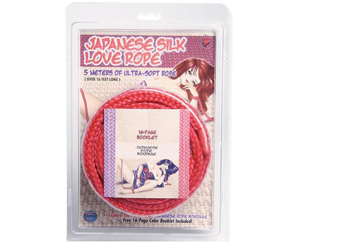 Japanese Silk Love Rope 5m (16 Ft) Red