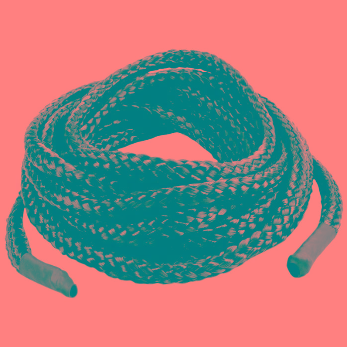 Japanese Silk Love Rope 5m (16 Ft) Black