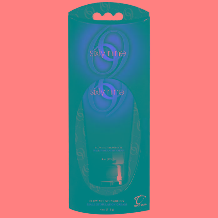 69 Blow Me Strawberry Male Stimulation Cream 4 Oz