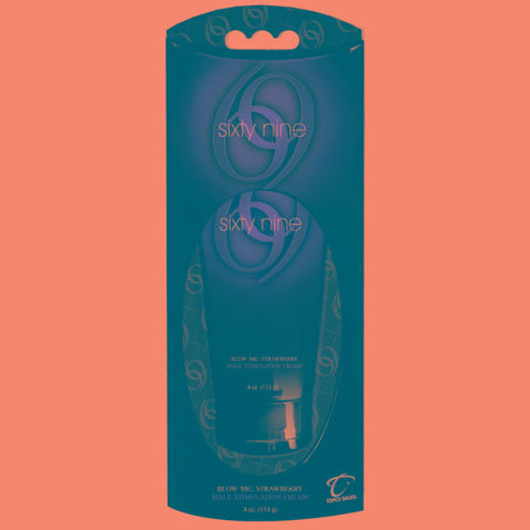 69 Blow Me Strawberry Male Stimulation Cream 4 Oz