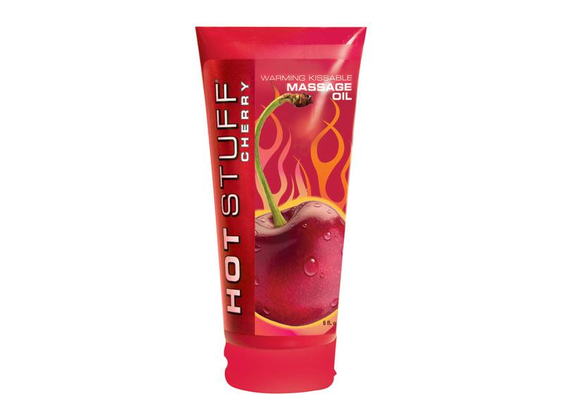 Hot Stuff Warming Oil 6oz Tube Cherry