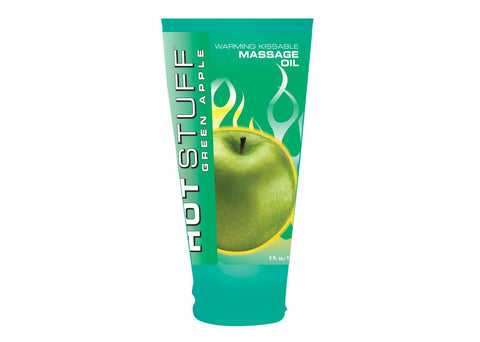 Hot Stuff Warming Oil Green Apple 6 Oz