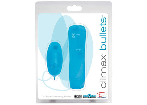 Climax Bullet 10x Super Vibrating Bullet Blue