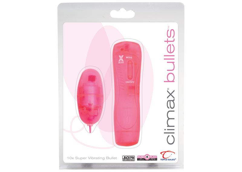 Climax Bullet 10x Super Vibrating Bullet Pink