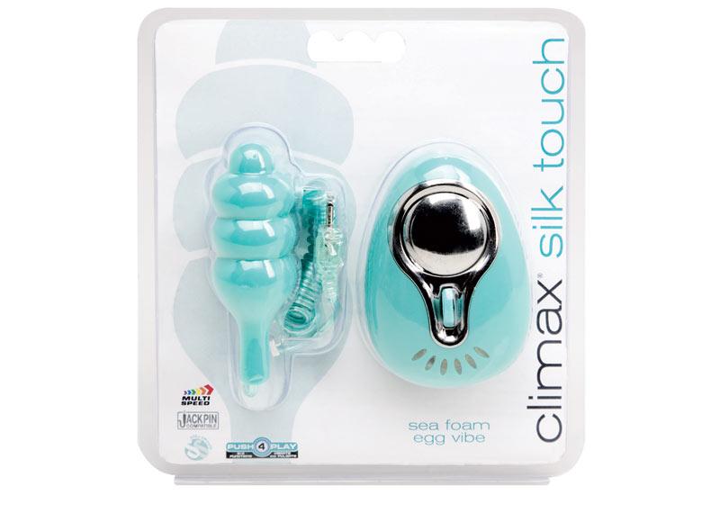 Climax Silk Touch Egg Vibe Sea Foam