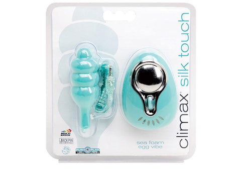 Climax Silk Touch Egg Vibe Sea Foam