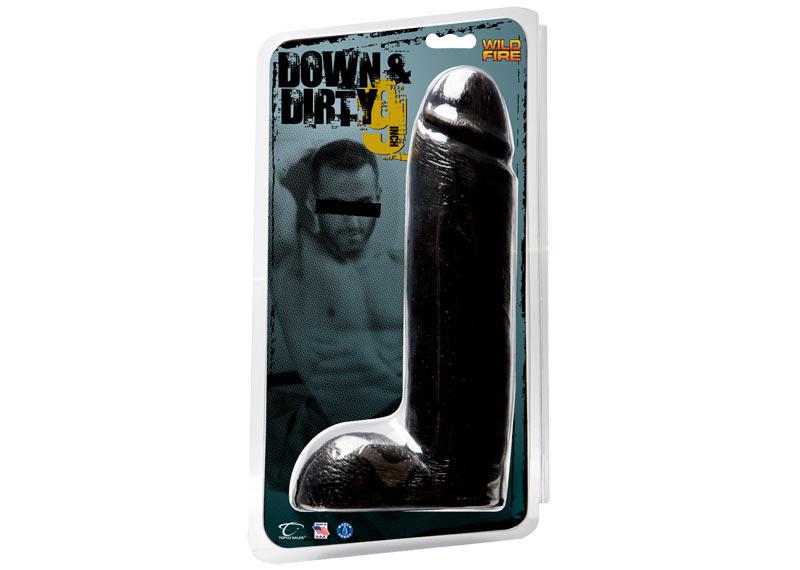 Wildfire Down & Dirty 9in Dong Black