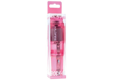 Wildfire Rock In Waterproof Massager Bright Pink