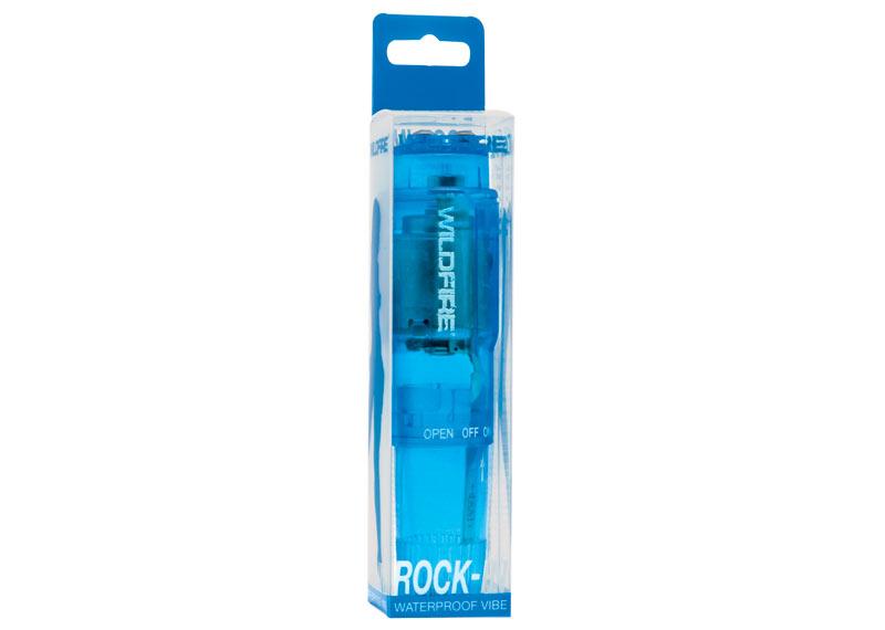 Wildfire Rock In Waterproof Massager Bright Blue