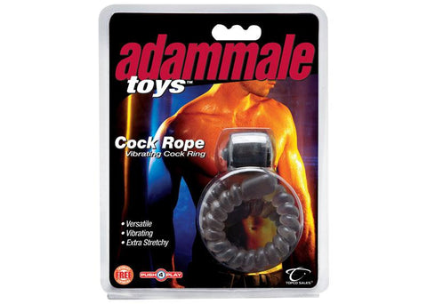 Adam Male Toys Cock Rope Vibrating Cockring