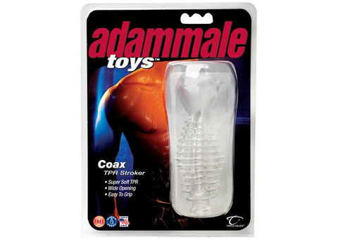 Adam Male Toys Coax Tpr Stroker Clear
