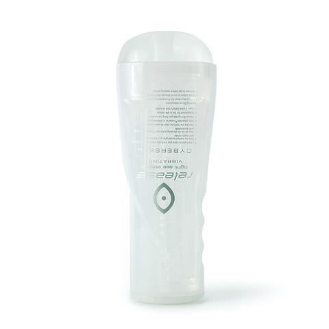 Cyberskin Release Tight Ass Stroker Clear Vibrating
