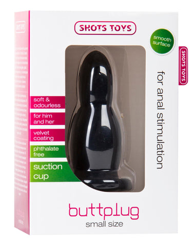 Shots Toys Small Butt Plug Black