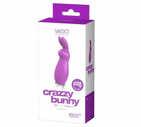 Crazy Bunny Rechargeable Mini Vibe Purfectly Purple