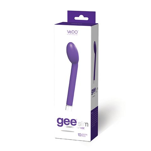 Vedo Geeslim Rechargeable G-spot Vibe Indigo