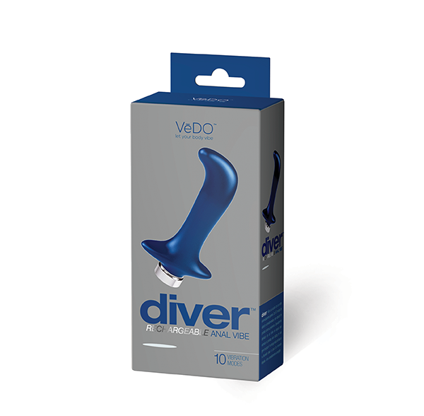 Vedo Diver Rechargeable Anal Vibe Midnight Madness