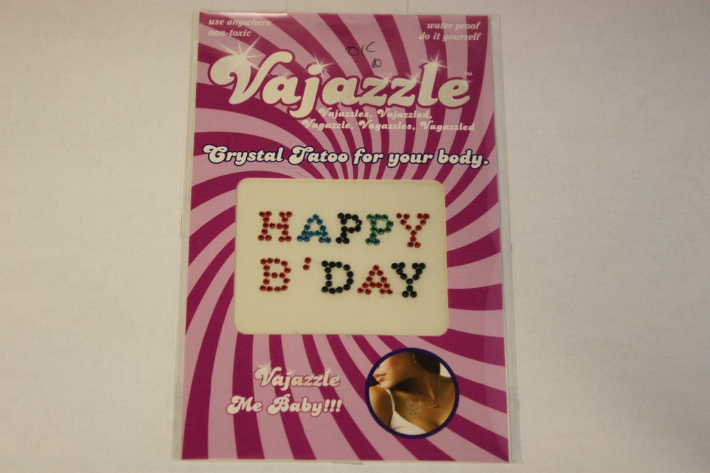 Vajazzle Happy Birthday (net)