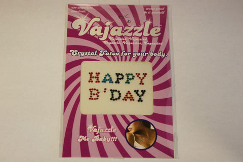 Vajazzle Happy Birthday (net)