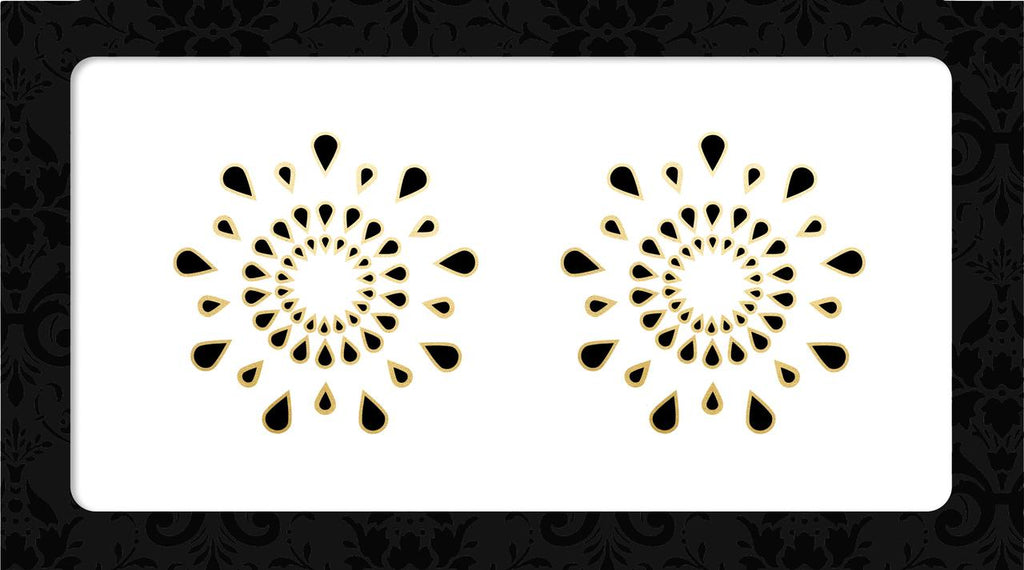 Nipple Pasties Black-gold
