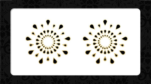 Nipple Pasties Black-gold