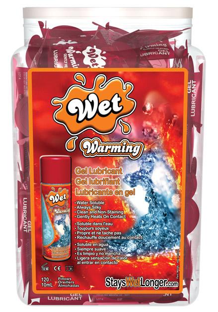 Wet Warming Lubricant Fishbowl 120pcs