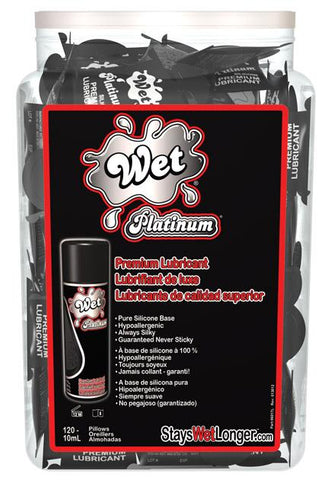 Wet Platinum 10ml Pillow 120pcs