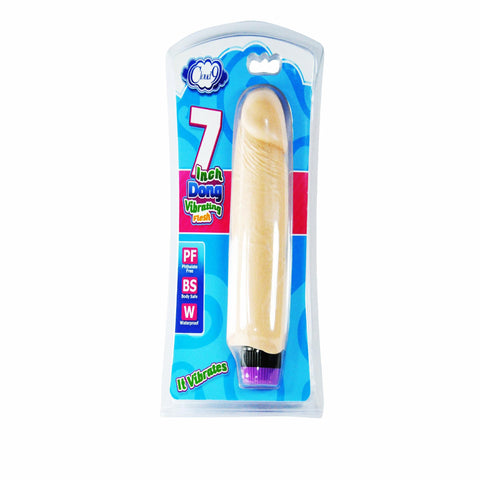 Cloud 9 Dong Vibrating Flesh 7in