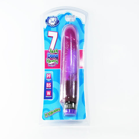 Cloud 9 Dong Vibrating Purple 7in