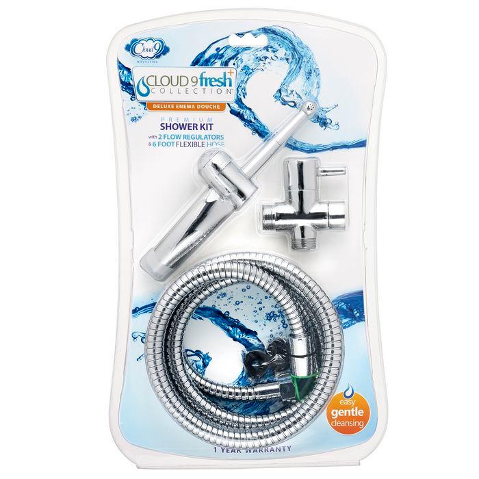 Cloud 9 Fresh + Premium Shower Enema Kit W-6 Hose "