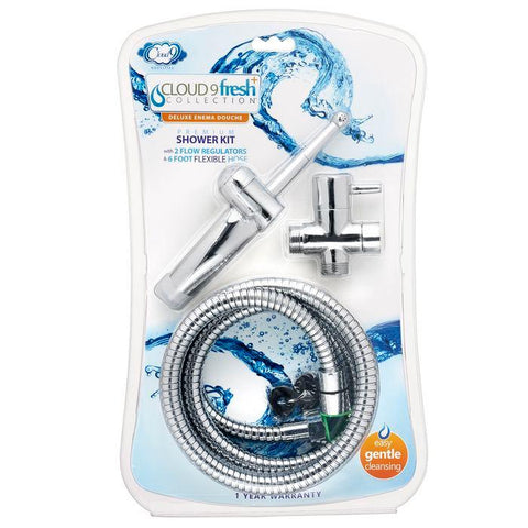 Cloud 9 Fresh + Premium Shower Enema Kit W-6 Hose "