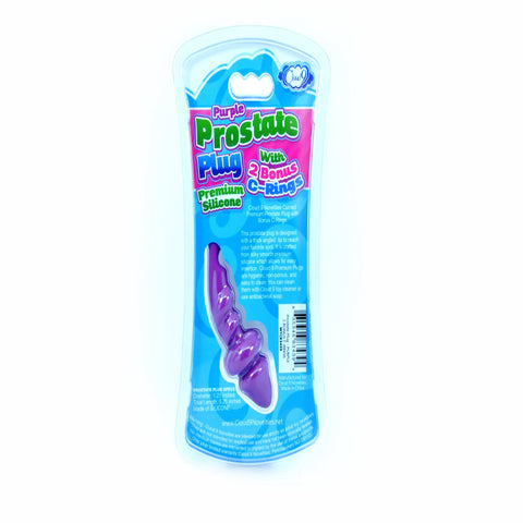 Cloud 9 Curved Prostate Plug W-bonus C Rings