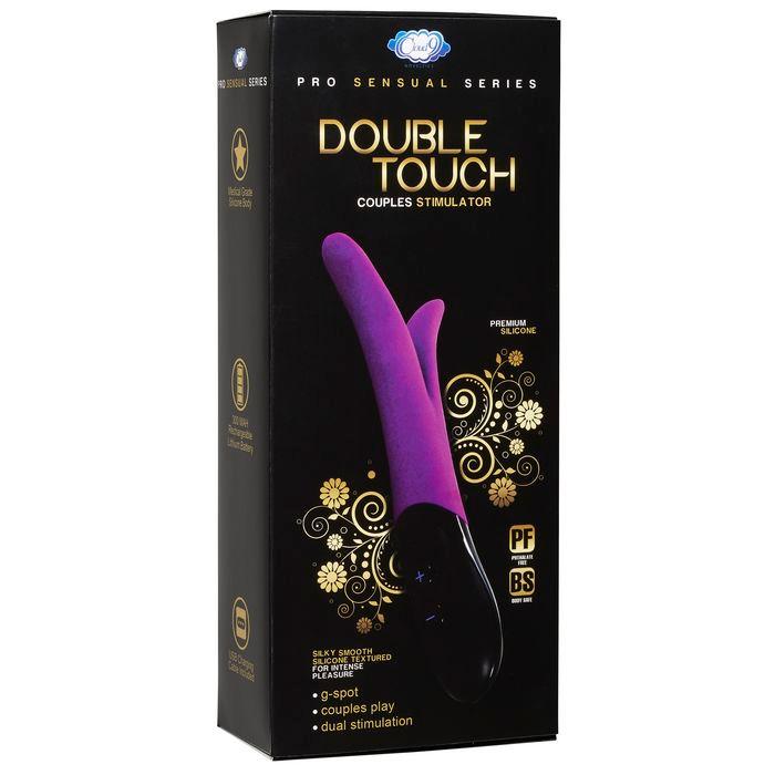 Cloud 9 Pro Sensual Double Touch Purple-black