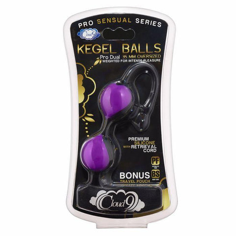 Cloud 9 Pro Sensual Kegel Ball 35mm Black-purple