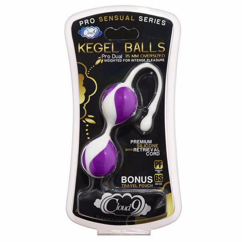 Cloud 9 Pro Sensual Kegel Ball 35mm White-purple
