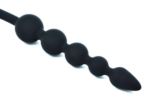 Cloud 9 Pro Sensual Tapered Silicone Anal Beads Black