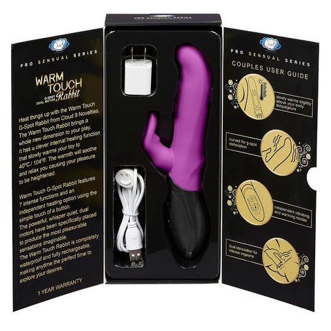 Warm Touch Rabbit Purple & Black